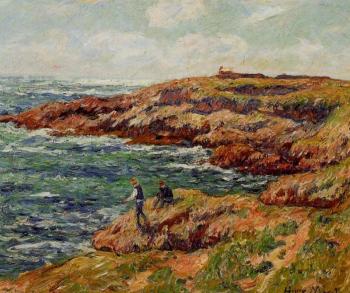 亨利 莫雷 Fishermen on the Breton Coast